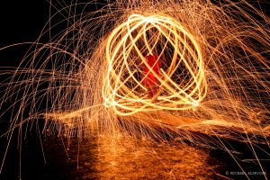 Wire Wool Fire Sphere
