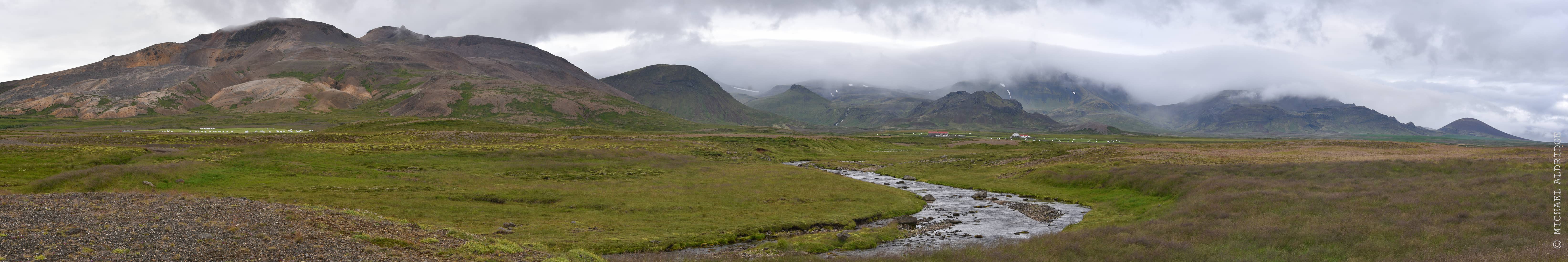 A view from Route 1, Highlands, Iceland