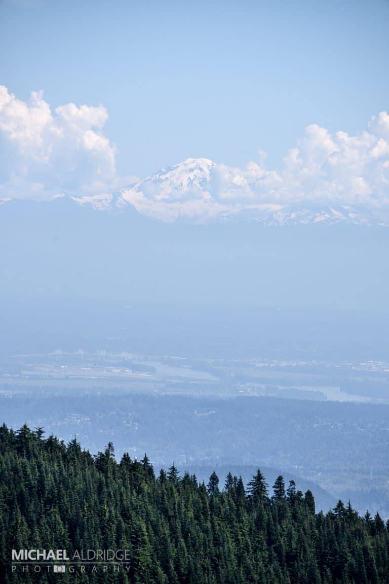 Cloud Mountain - Mount Washington from Grouse Mountain, Canada
