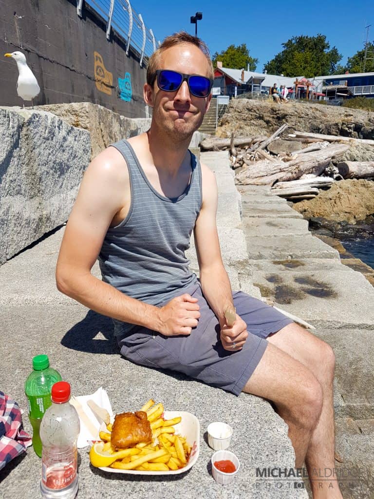 Fish and Chips in Victoria, Vancouver Island