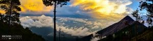 Sunset from Acatenango Volcano