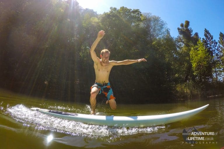 Michael Surfing at Big Sur