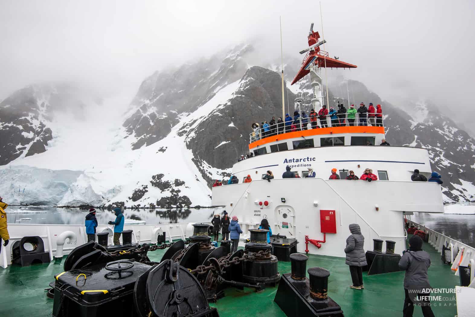 Ushuaia in the Lemaire Channel