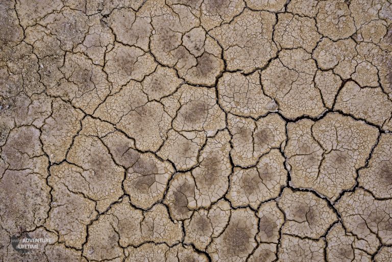 Cracked Earth of Salt Flats