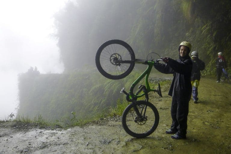 Dora Aldridge Death Road, Bolivia