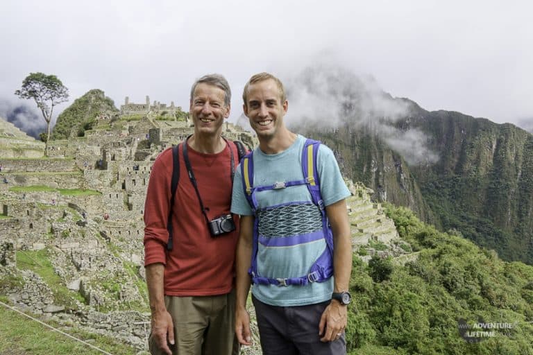 Father & Son at Machu Picchu