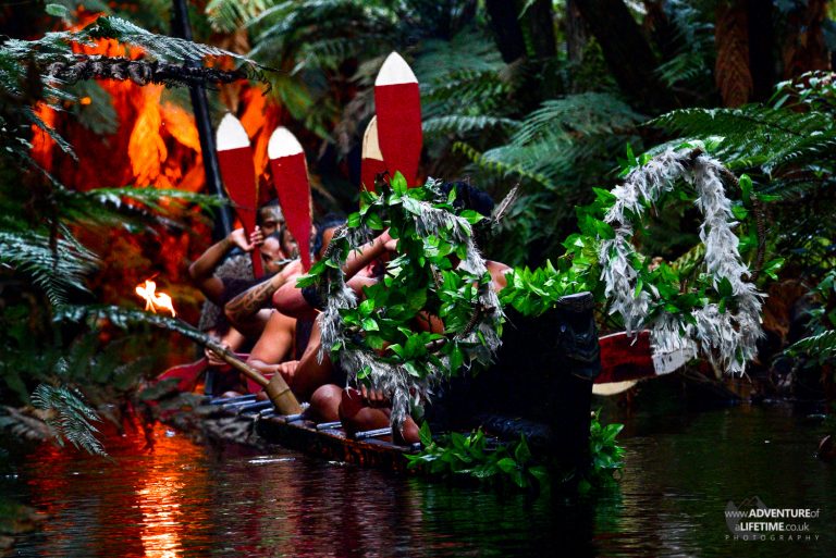 Mitai Maori Village Canoe