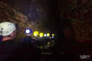 Waitomo Human Caterpillar in Cave