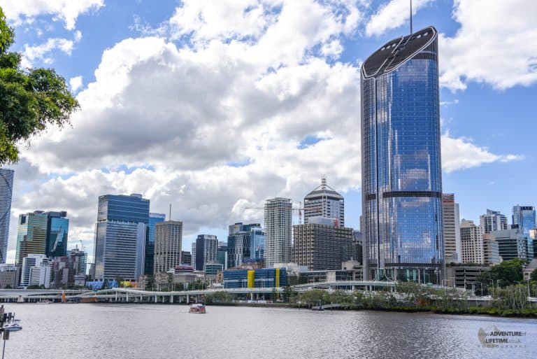 Brisbane CBD and river