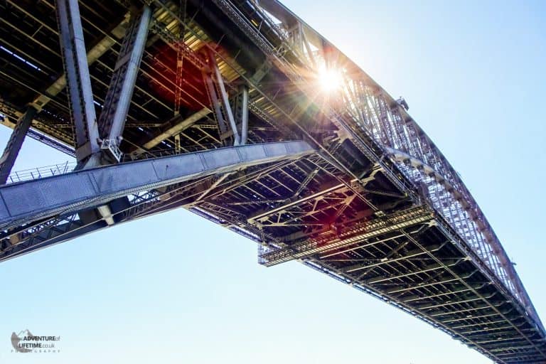 Detail of Sydney's Harbour Bridge