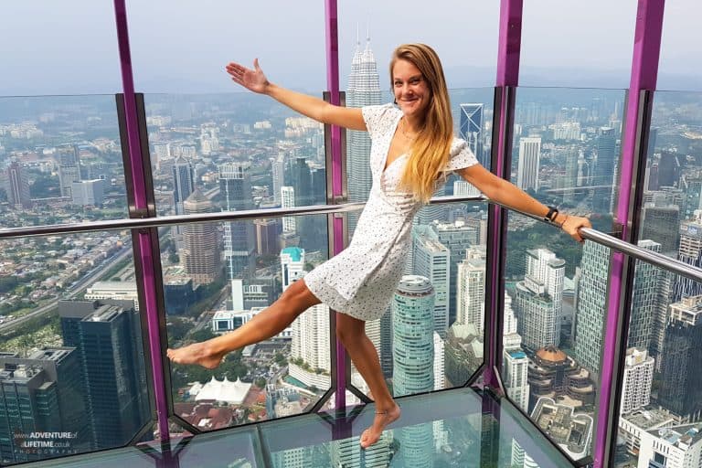 Dora at the top of KL Tower