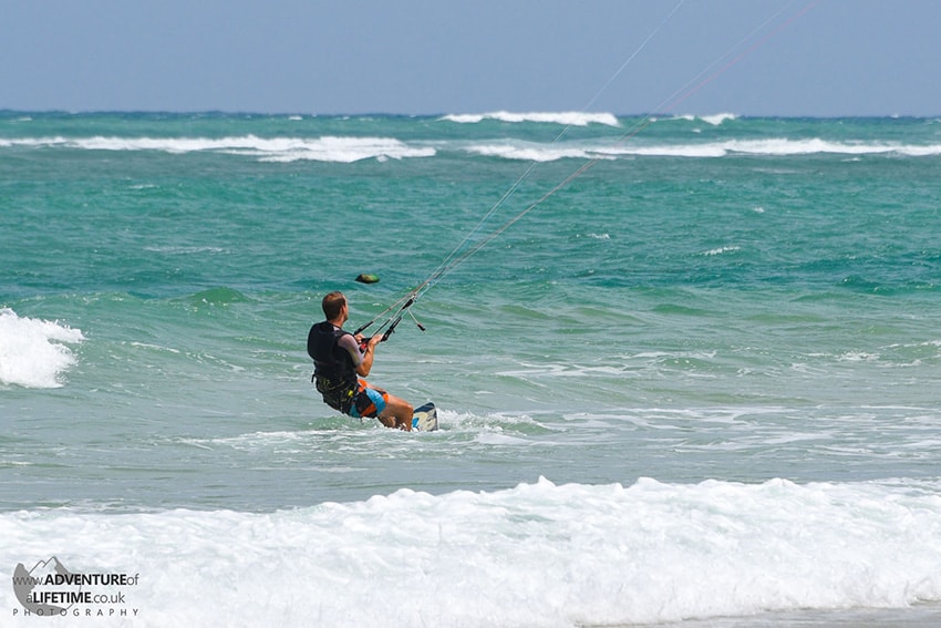 Michael Kite Surfing Nai Yang Beach