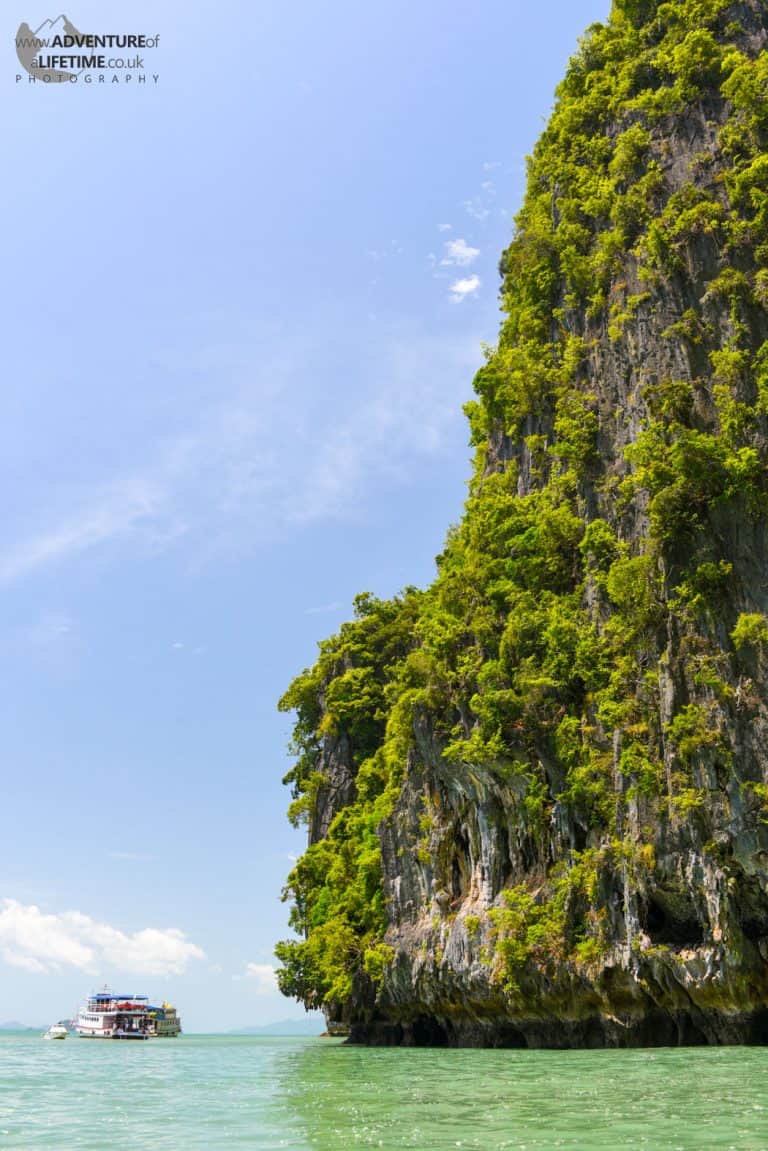 Thailand Island Hopping Beautiful Green Cliff faces