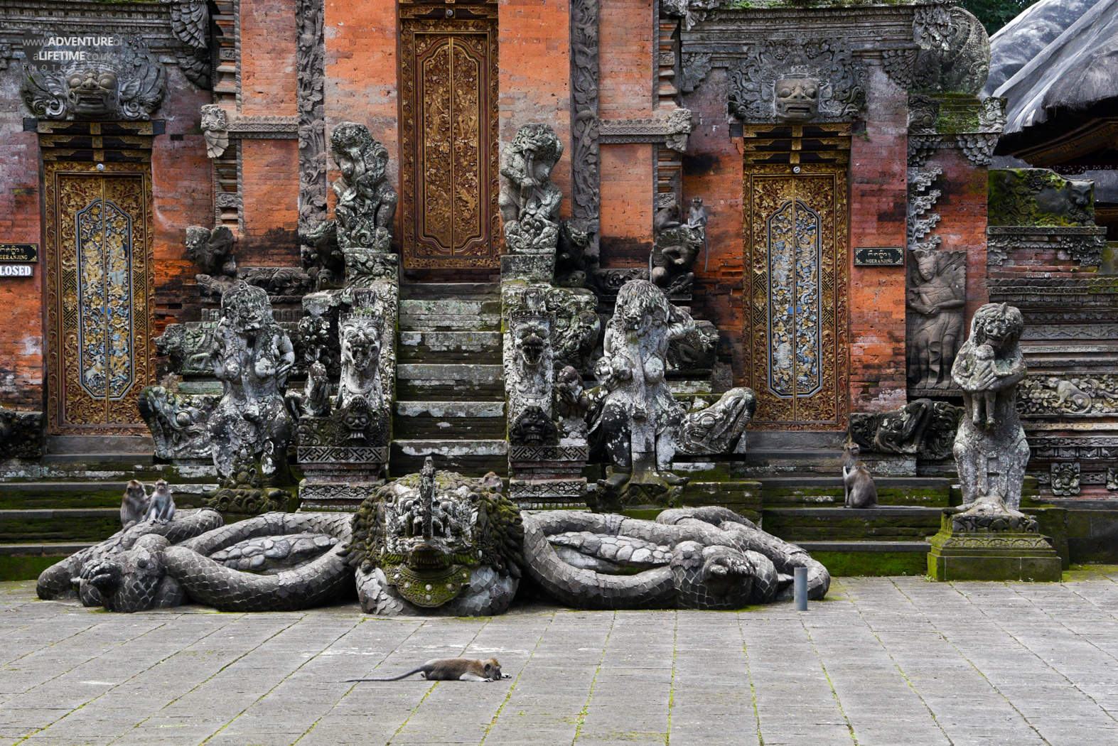 Sacred Monkey Forest temple in Ubud