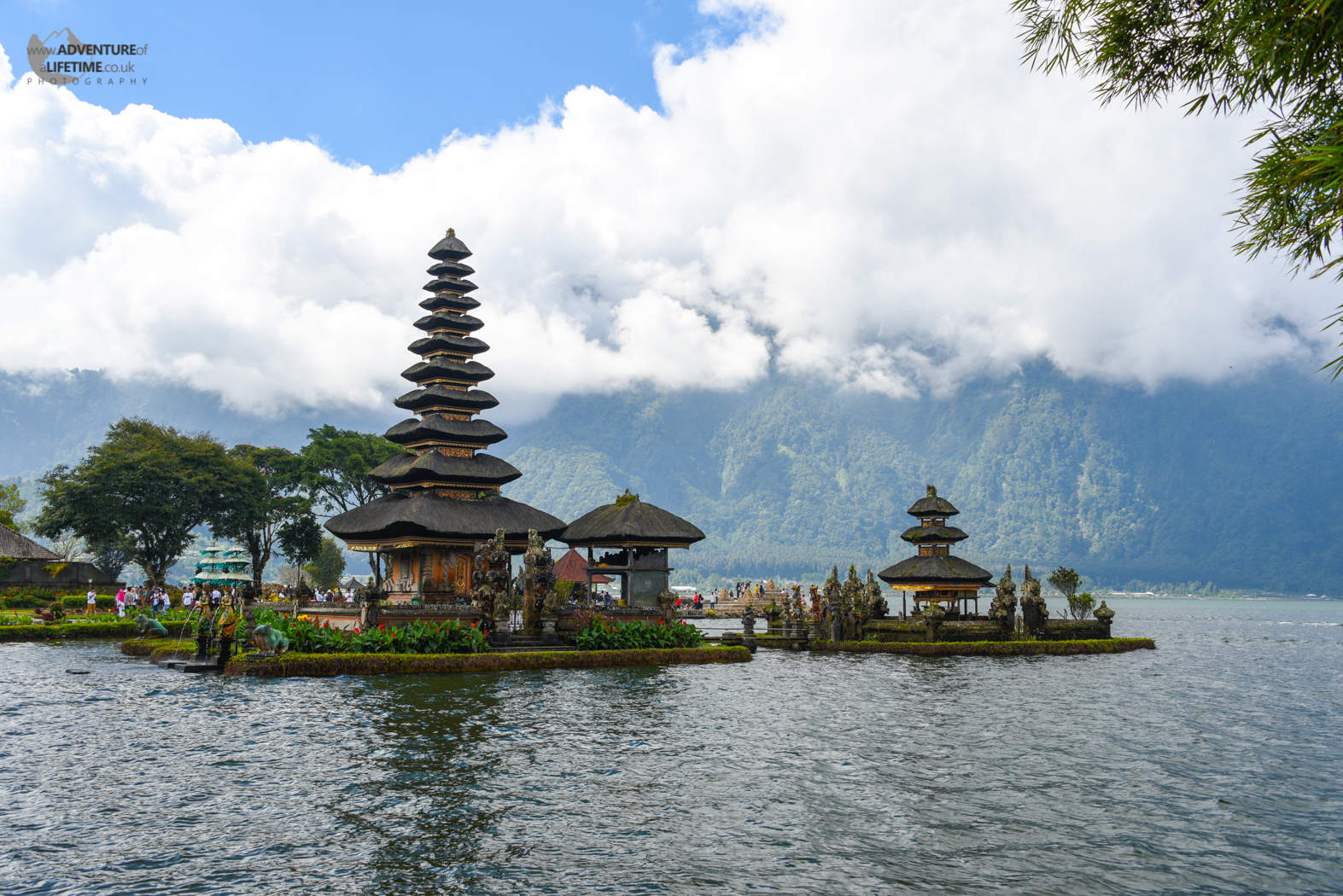 Pura Ulun Danu Temple at Lake Bratan