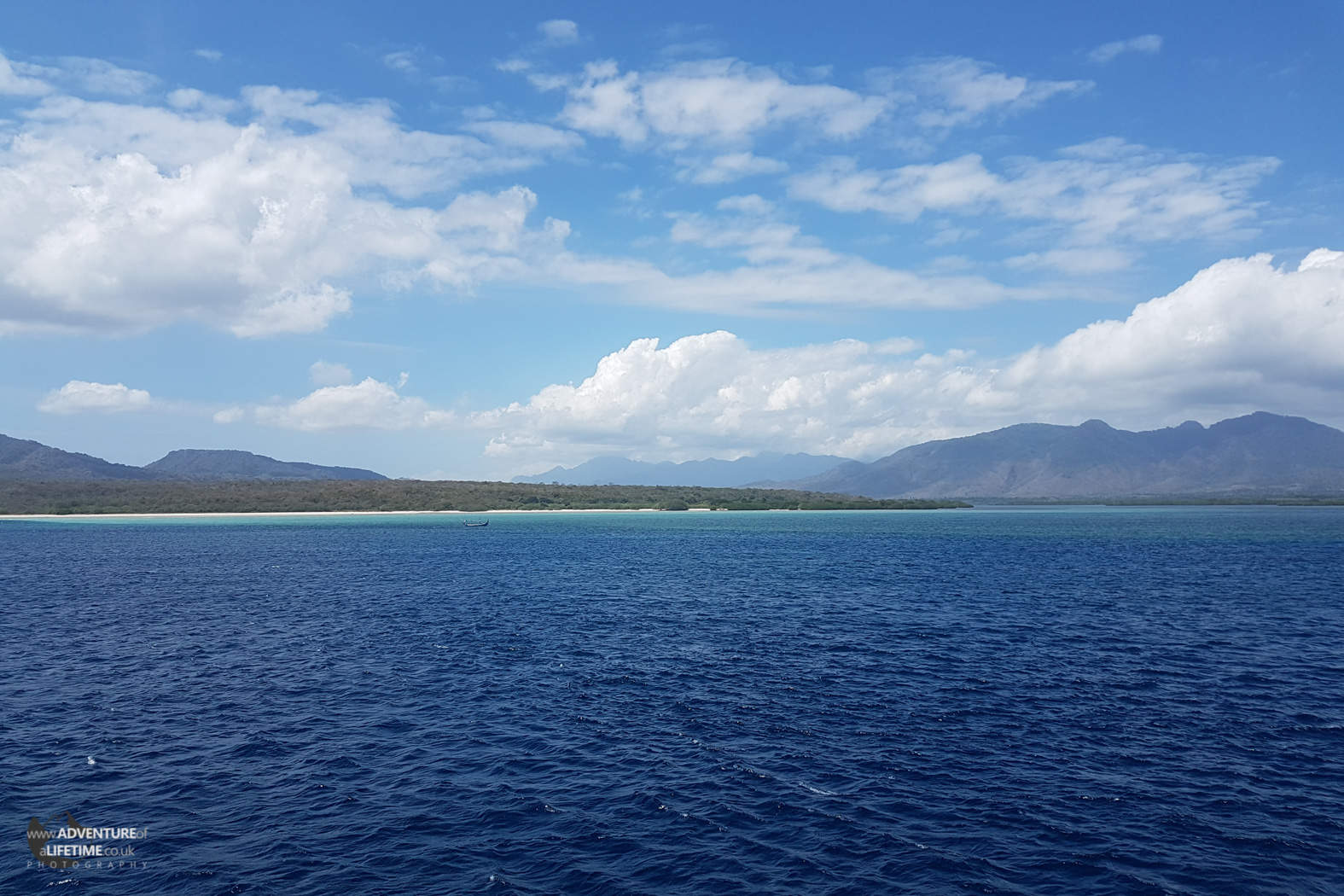 The view to Bali from the Java to Bali ferry