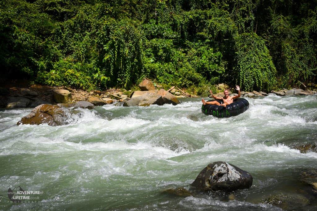 Michael Tubing on the Bahorok River, Sumatra - Adventure of a Lifetime